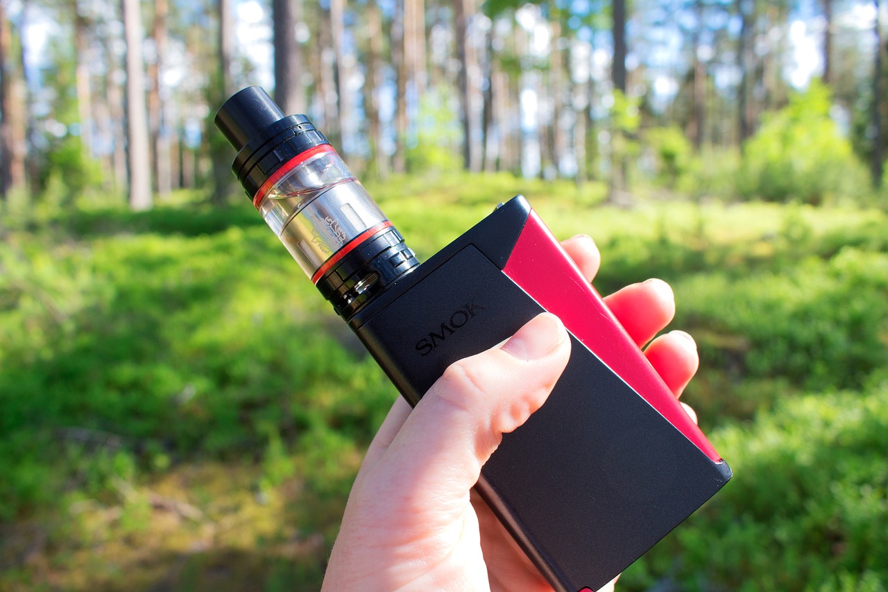 vape in forest